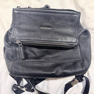 Givenchy Black Leather Backpack